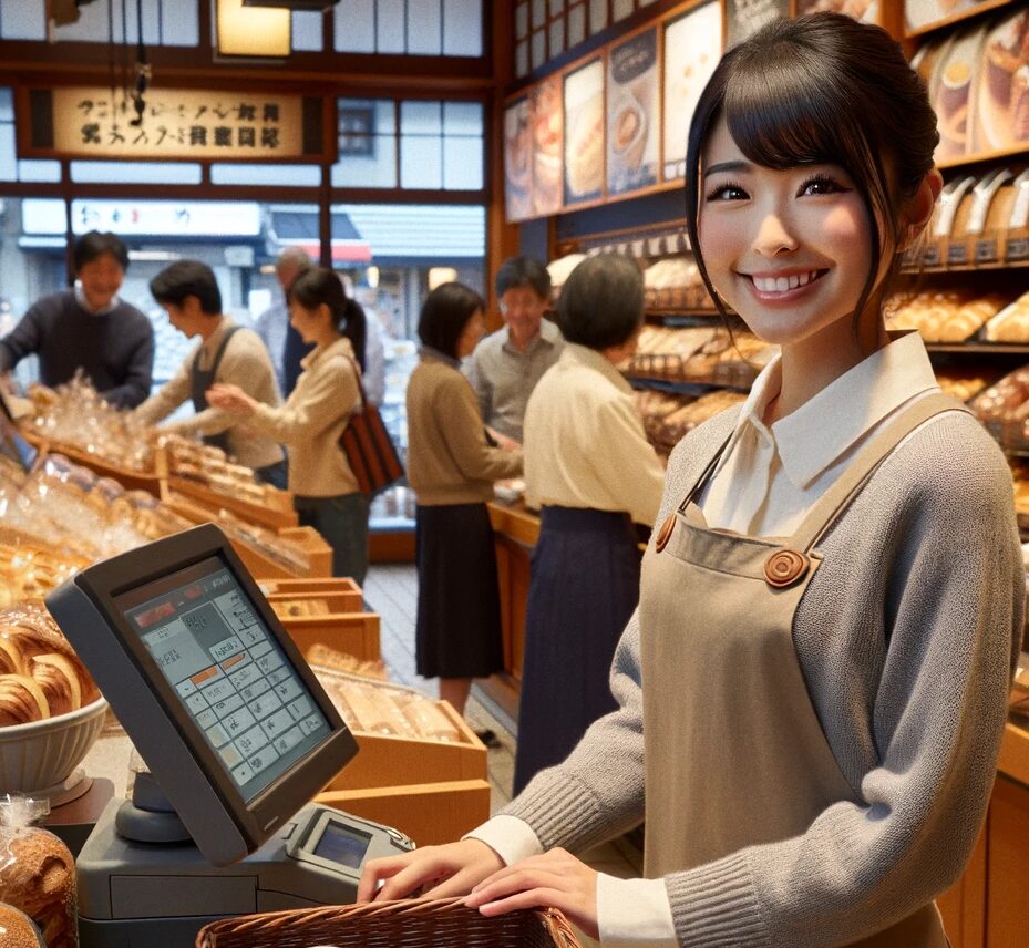 パン屋スタッフ笑顔やる気まんまん